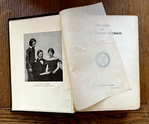 Vintage 1883 Works of Ralph Waldo Emerson: Essays: First & Second Series - Picture 1 of 12