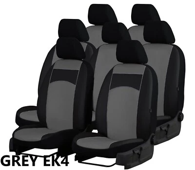 VW CADDY MAXI 7 SEATS 2015 - 2019 ARTIFICIAL LEATHER TAILORED SEAT COVERS - Image 1 of 4