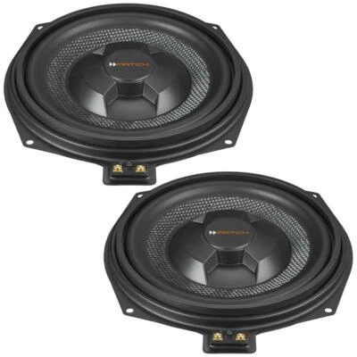 Match UP W8BMW-S 2ohm BMW 1, 2, 3, 4, 5 X Series 8 Inch Underseat Subwoofers - Image 1 of 4