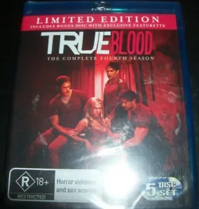 True Blood The Complete Fourth Season 4 (Australia Region B) Bluray – New - Picture 1 of 1