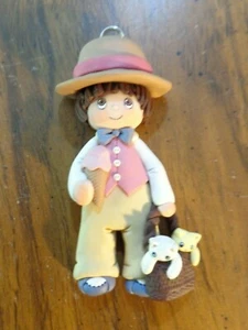 Adorable Handmade Clay Little Boy - Fantastic Detail! - Picture 1 of 3