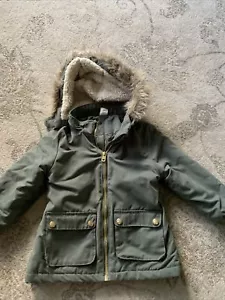 giacca invernale con cappuccio verde bambino h&m taglia 2/3T - Foto 1 di 10