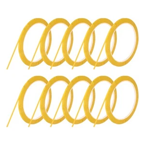 10 Rolls Whiteboard Tape Thin 3mm 54.7 Yard Thin Pinstripe Tape, Yellow - Picture 1 of 6