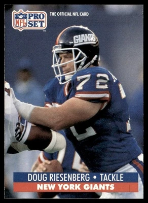 1991 Pro Set Doug Riesenberg #599 - Image 1 of 2