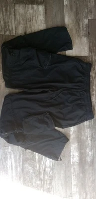 Black cargo joggers with zipper pockets #cargopants - Image 1 of 4