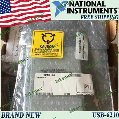 National Instruments NI USB-6210 Dispositivo I/O Multifunzione DAQ Acquisizione Dati - Immagine 1 di 4