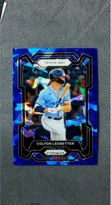 Panini Prizm Blue Ice Prizm #165 Colton Ledbetter Rays 2024 - Imagen 1 de 2