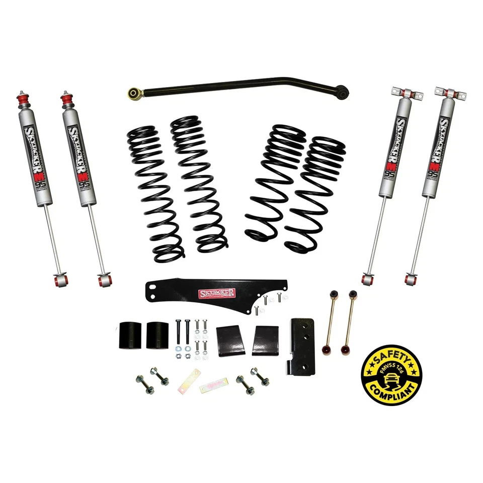 For Jeep Wrangler JK 18 Long-Travel Suspension Lift Kit 3.5"-4" Dual Rate Front Foto 1 de 1