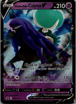 Shadow Rider Calyrex V Promo SWSH: Sword & Shield Promo Cards SWSH131 NM - Image 1 of 2