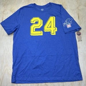 NEW XXL Ken Griffey Jr. Ebbets Field Flannels Hall of Fame Shirt Royal - Picture 1 of 8