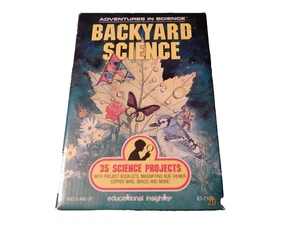 Vintage 1988 Abenteuer in der Wissenschaft Hinterhof Wissenschaft 35 Wissenschaftsprojekte Neu im Karton - Bild 1 von 5