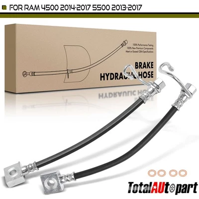 Manguera hidráulica de freno exterior trasera izquierda y derecha 2 piezas para Ram 4500 14-17 5500 13-17 Foto 1 de 4
