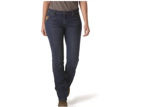 Wrangler Womens Riggs Workwear  Blue Jeans Straight leg 8 X 34 - Picture 1 of 2