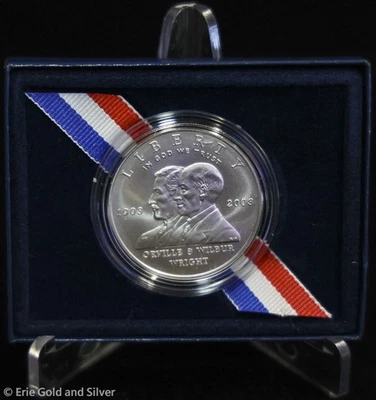 2003 Orville & Wilbur Wright First Flight Commem in OGP | UNC BU - Image 1 of 4