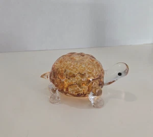 Schildkröte Briefbeschwerer Lenox Handarbeit Kunstglas - Bild 1 von 7