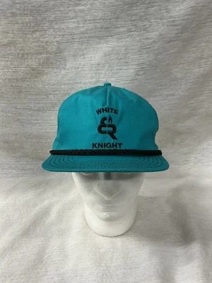 Sombrero de camionero caballero blanco vintage gorra cuerda malla snapback Foto 1 de 4