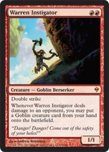 1x Warren Instigator Heavy Play MTG Magic - Kid Icarus - - Image 1 of 1