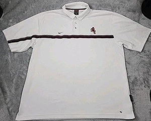 VINTAGE Arizona State Sun Devils Nike Polo Shirt Mens XL Dri Fit NCAA Football - Picture 1 of 13