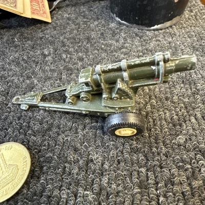 Cañón de artillería de campo obús de metal vintage Tootsietoy EE. UU. Foto 1 de 4