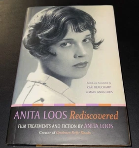 ANITA LOOS "Anita Loos Rediscovered" Film Treatments 2003 Hardcover GREAT SHAPE - Picture 1 of 6