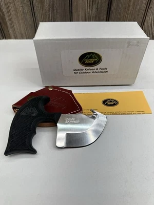 Outdoor Edge Seki Japan Game Skinner Gut Hook Hunting Knife & Sheath - Image 1 of 4