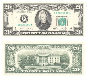 1981-A $20 Atlanta District Federal Reserve Note Fr 2074-F Uncirculated #5192 - Picture 1 of 1