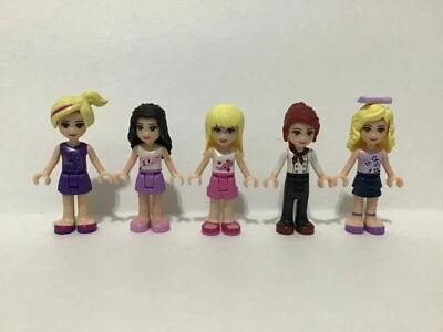 LEGO Friends 41092, 41093, 41006 Minifigs Stephanie, Emma, Natasha, Danielle,Mia - Image 1 of 3