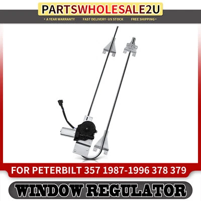 Front Right Power Window Regulator w/ Motor for Peterbilt 357 378 379 2003-2005 - Image 1 of 4