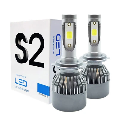 A1 2x H7 LED Headlight Plug-N-Play High Power Conversion Kit 6000K Pure White - Image 1 of 4