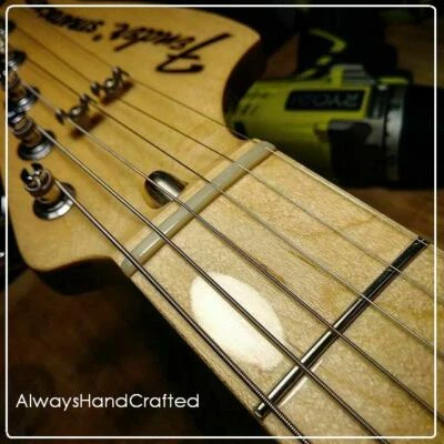 AlwaysHandCrafted REAL BONE NUT for Fender Squier MINI Guitar - 40mm / 1 9/16" - Image 1 of 4