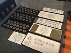 24k gold plated quarters Sealed/Unc/COAs,etc 3 boxed sets of 20 each=60 coinsWow