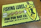 Paw Paw Bait Fishing Lures Vintage Rustic Retro Aluminum Metal Sign 12" x 18"