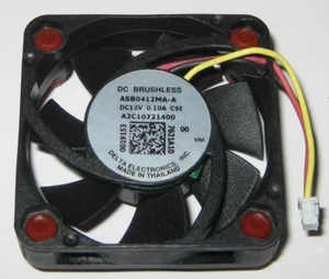 Thin 12V DC 40mm Delta Laptop Fan - 10mm 40mm 40mm - 3 Pin Mini Plug - 5000 RPM