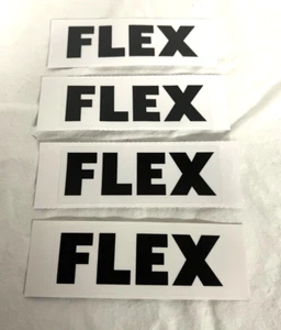 FLEX (4) Power Tool Stickers - Great to display your pride for the brand - Picture 1 of 1