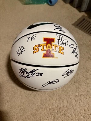 Iowa State Cyclones 2024 2025 signed autographed team basketball AUTO ISU - Image 1 of 3
