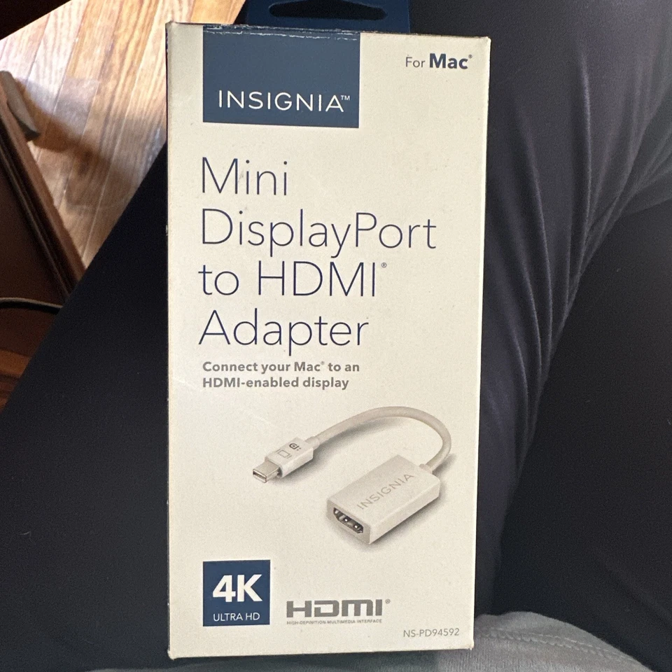 Insignia For Mac Mini DisplayPort to HDMI Adaptor 4K Ultra HD - Image 1 of 3