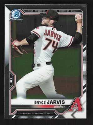 2021 Bowman Chrome Prospects Bryce Jarvis #BCP-44 Arizona Diamondbacks - Image 1 of 2