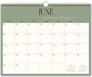Desk Calendar 2025-26, 19-Month Hanging Desk/Wall Calendar from 2025 Jun-2026 De - Picture 1 of 7