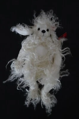 RUSS BERRIE CANDIDE CANICHE BLANCO 14" PELUCHE * NUEVO Foto 1 de 2
