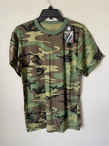 Rothco Herren T-Shirt grün Camouflage Rundhals Kurzarm Gr. M - Bild 1 von 6
