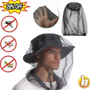 New Midge Mosquito Insect Hat Bug Mesh Head Net Face Protectors Ca Q7I7 - Picture 1 of 11