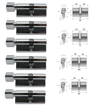 NK Knauf Zylinderschloss 60-70-80-90 Knaufzylinder gleichschließende