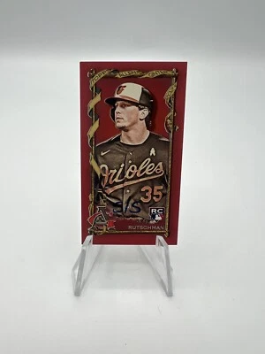 2023 Topps Allen Ginter X Adley Rutschman RC Red Mini /5 - Image 1 of 2