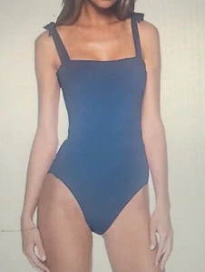Becca by Rebecca  Emma Bandeau One-Piece SwimSuit in Navy, Size Medium, Orig$138 - Bild 1 von 2