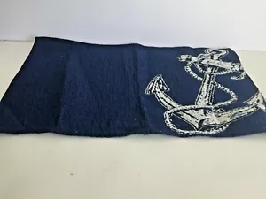 Ancoraggio Design Tovaglietta Nautica Blu Bianco Spiaggia Costiera Estate 12,5" x 19" - Foto 1 di 5