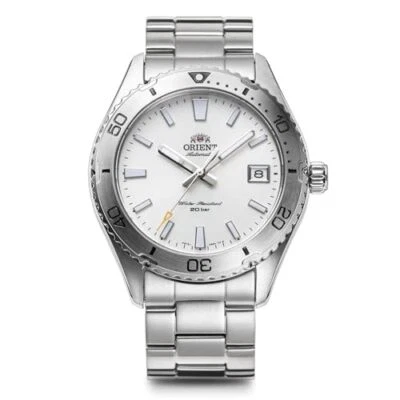 ORIENT Mako RN-AC0Q03S Sports Automatic Watch White Dial from japan new box — 第 1/4 张图片