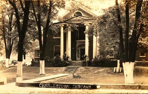 Charlestown, Indiana - Residence Hotel - Real Photo Post Cards - 2 Views Unused - Picture 1 of 4