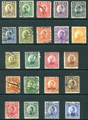 Yugoslavia 1921 - 1924 Used Lot Cover
