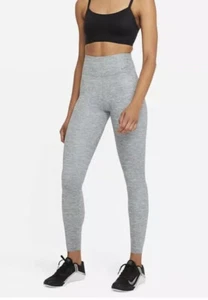 NIKE ONE LUXE Heathered Tights Training Damen DRI-FIT Mid Rise Full Length L - Bild 1 von 6