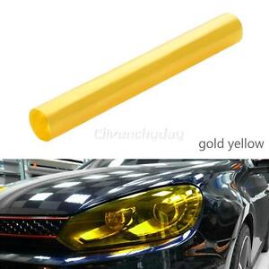 30cm x 120CM Car Light yellow Headlight Tint Film turn Tail lights Vinyl Wrap ‘